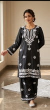 Bs 157 Reyon With Embroidery Work Kurti With Bottom